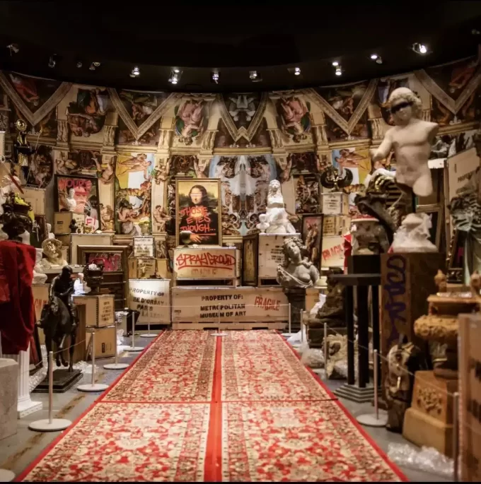 SANDFLOWER COLLABORATION VILLAINS LONG SLEEVE TEE SANDFLOWER COLLABORATION VILLAINS LONG SLEEVE TEE