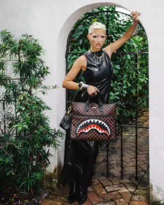 SAWTOOTH SHARKS IN PARIS TRAVEL BAG