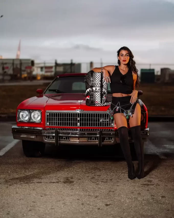 SCRIBBLE DRIBBLE CHECK HILLS BACKPACK SCRIBBLE DRIBBLE CHECK HILLS BACKPACK