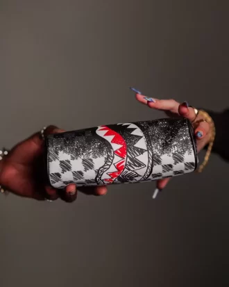 SCRIBBLE DRIBBLE CHECK POUCH