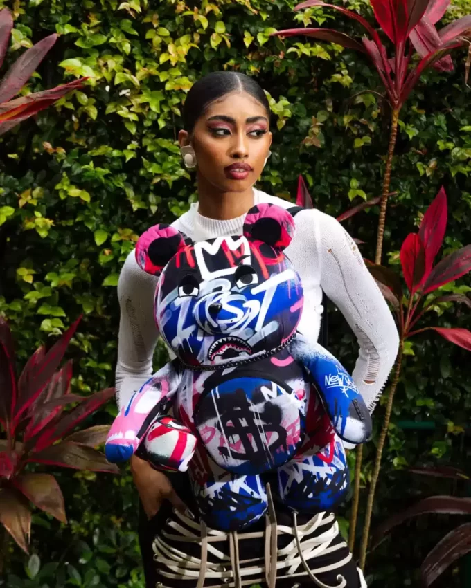 SHARK ATELIER MONEYBEAR TEDDYBEAR BACKPACK SHARK ATELIER MONEYBEAR TEDDYBEAR BACKPACK