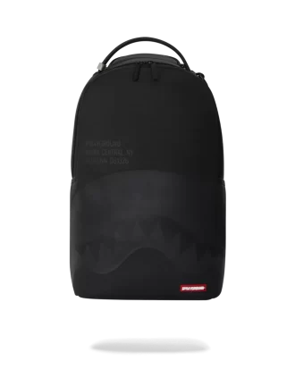 SHARK CENTRAL (BLK ON BLK) BACKPACK (DLXV)