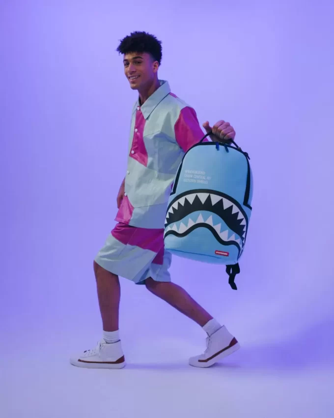 SHARK CENTRAL (BLUE) BACKPACK (DLXV) SHARK CENTRAL (BLUE) BACKPACK (DLXV)