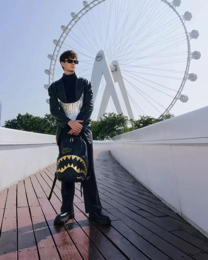 SHARK CENTRAL GILDED BITE BACKPACK SHARK CENTRAL GILDED BITE BACKPACK