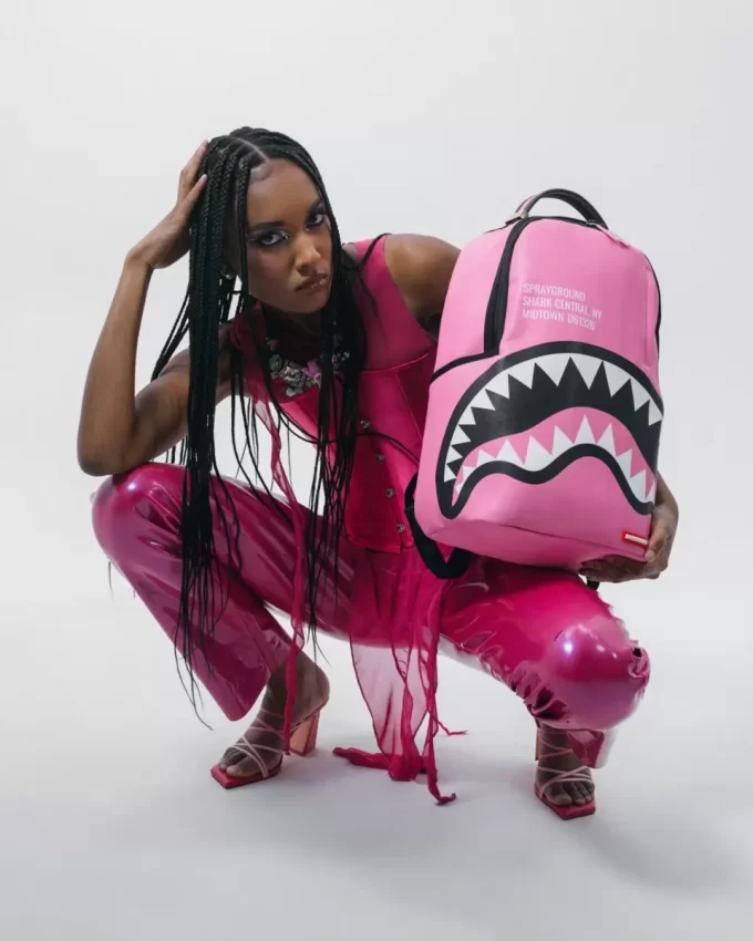 SHARK CENTRAL (PINK) BACKPACK (DLXV) SHARK CENTRAL (PINK) BACKPACK (DLXV)