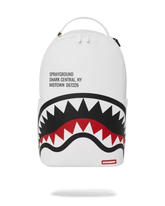 SHARK CENTRAL (WHT) BACKPACK (DLXV)