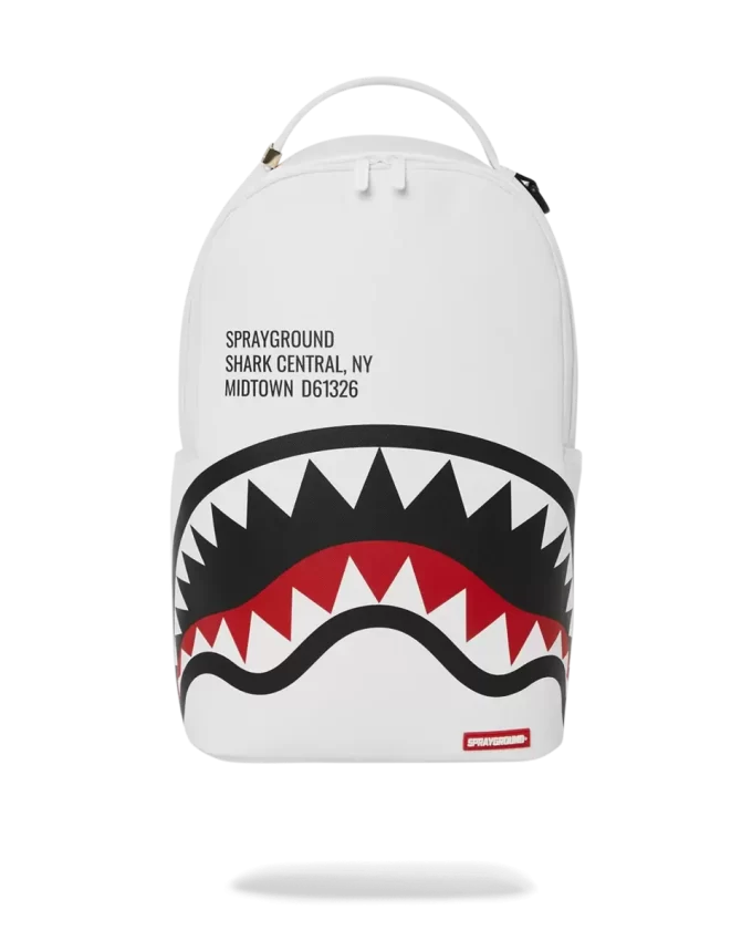 SHARK CENTRAL (WHT) BACKPACK (DLXV) SHARK CENTRAL (WHT) BACKPACK (DLXV)