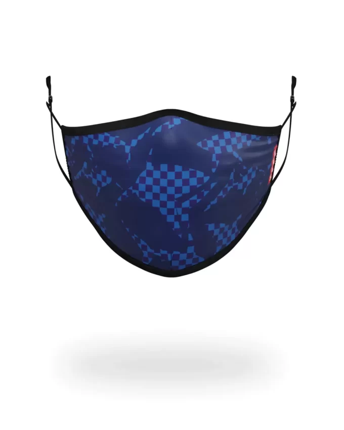 SHARK CHECK (BLUE) FACE MASK SHARK CHECK (BLUE) FACE MASK