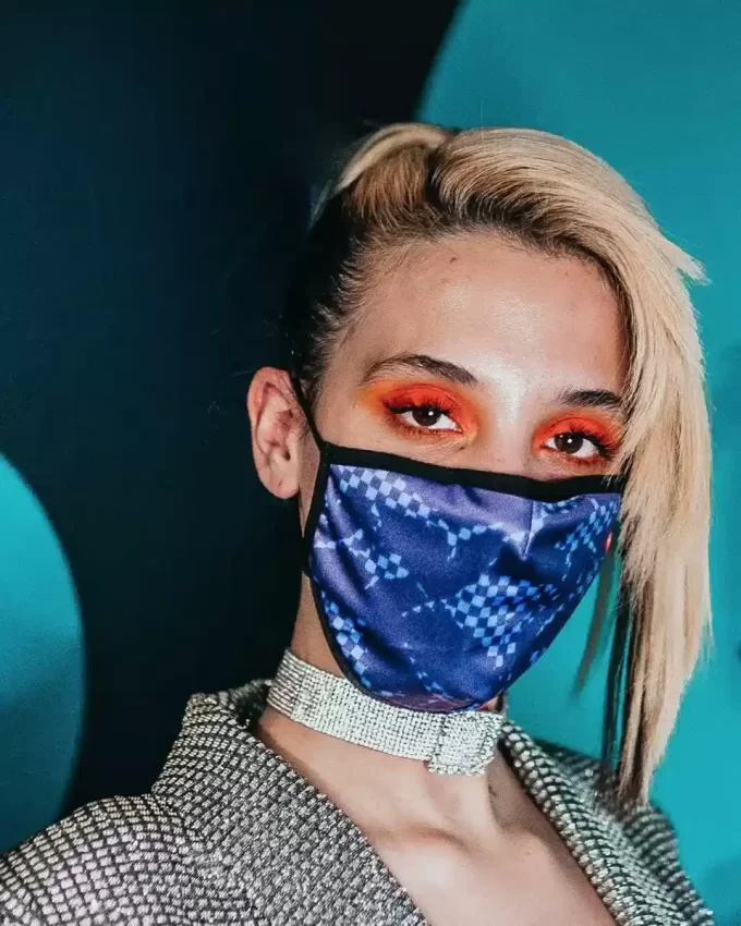 SHARK CHECK (BLUE) FACE MASK SHARK CHECK (BLUE) FACE MASK