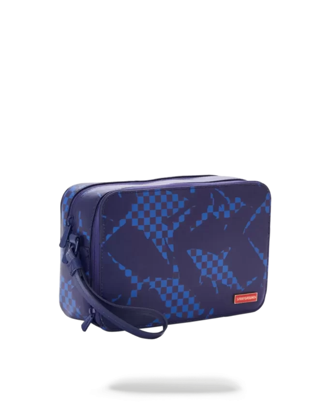 SHARK CHECK (BLUE) TOILETRY SHARK CHECK (BLUE) TOILETRY