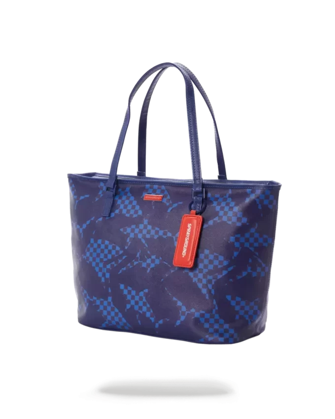 SHARK CHECK (BLUE) TOTE SHARK CHECK (BLUE) TOTE