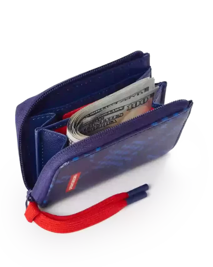 SHARK CHECK (BLUE) WALLET SHARK CHECK (BLUE) WALLET