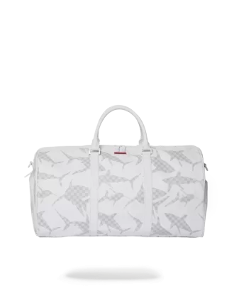 SHARK CHECK (WHITE) DUFFLE