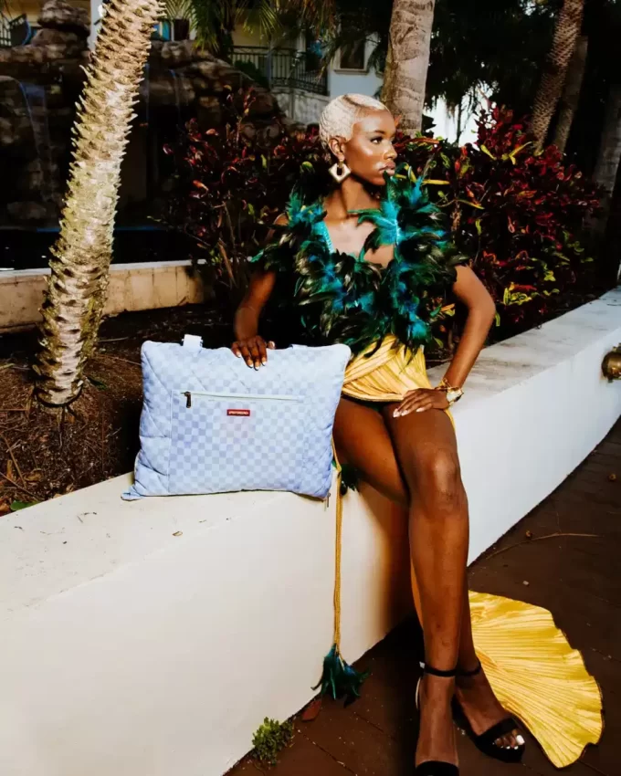 SHARK ISLAND PACKABLE BEACH MAT BLANKET WATER RESISTANT CONVERTIBLE TOTE