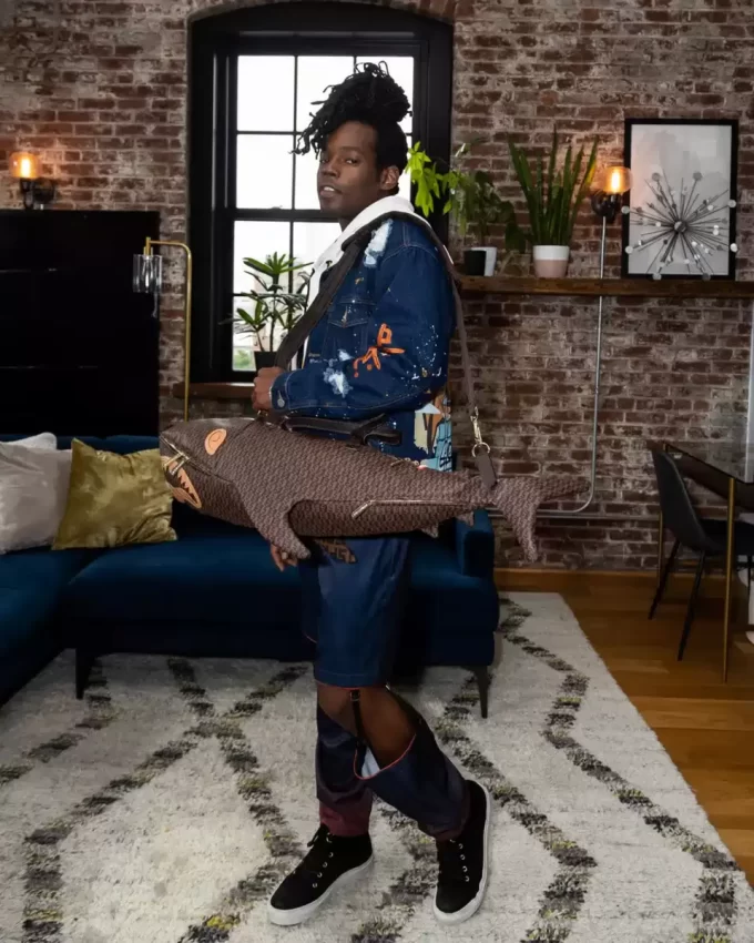 SHARKFINITY SHARK SHAPE DUFFLE