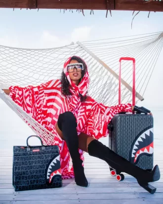 SHARKFINITY STEALTH PILOT SHARKNAUTICS HARDSHELL CARRY-ON LUGGAGE