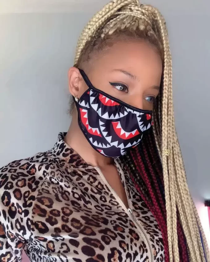 SHARKMOUTH PATTERN MASK (CLASSIC FIT) SHARKMOUTH PATTERN MASK (CLASSIC FIT)