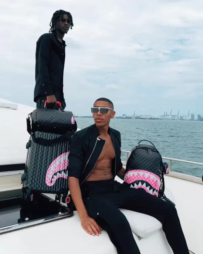 SHARKS IN CANDY MINI DUFFLE SHARKS IN CANDY MINI DUFFLE