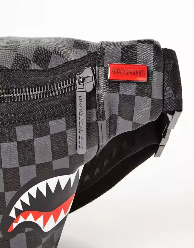 SHARKS IN PARIS (BLACK CHECKERED EDITION) CROSSBODY SHARKS IN PARIS (BLACK CHECKERED EDITION) CROSSBODY