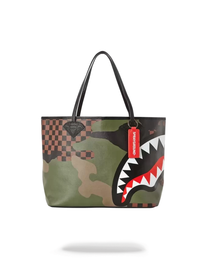 SHARKS IN PARIS (CAMO EDITION) TOTE SHARKS IN PARIS (CAMO EDITION) TOTE