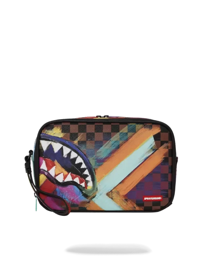 SHARKS IN PARIS CITY STREAKS TOILETRY BAG SHARKS IN PARIS CITY STREAKS TOILETRY BAG