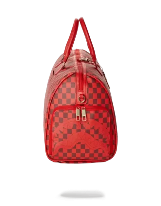 SHARKS IN PARIS DUFFLE (RED CHECKERED EDITION)