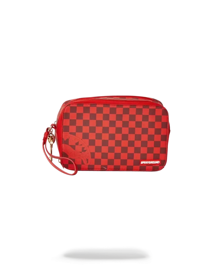 SHARKS IN PARIS RED TOILETRY AKA MONEY BAGS SHARKS IN PARIS RED TOILETRY AKA MONEY BAGS