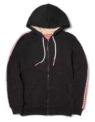 SHARKTRACK TIGER MONEY ZIPUP HOODIE (BLACK)