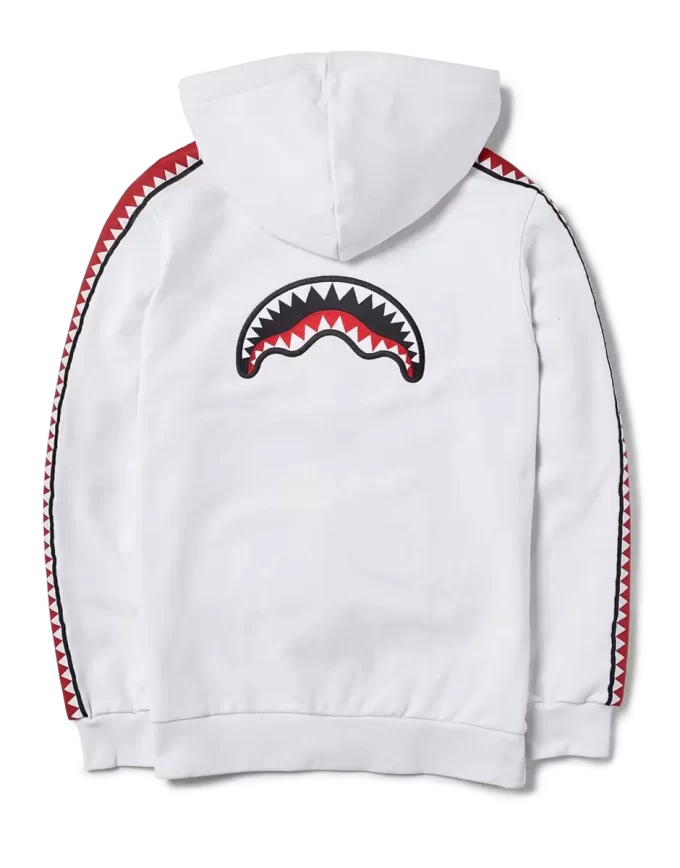 SHARKTRACK SPUCCI ZIPUP HOODIE (WHITE) SHARKTRACK SPUCCI ZIPUP HOODIE (WHITE)