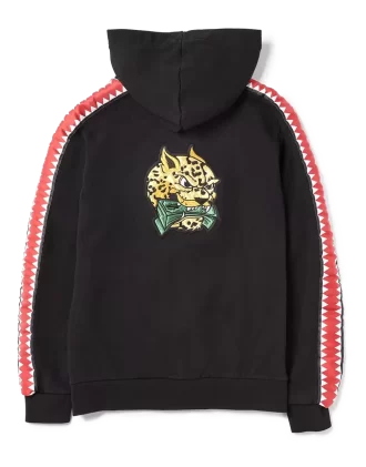 SHARKTRACK TIGER MONEY ZIPUP HOODIE (BLACK)