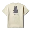 SHORT SLEEVE GRAPHIC MONEY BEAR T-SHIRT (APRICOT)