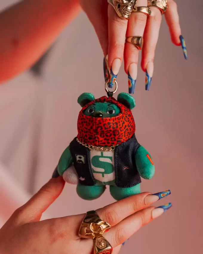 SKI MASK BEAR KEYCHAIN