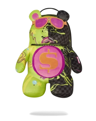 SLIME DIME MONEYBEAR TEDDYBEAR ON BACKPACK