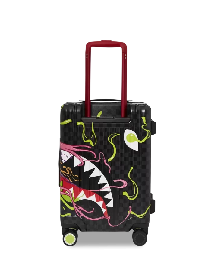 SLIME DIME SHARKNAUTICS HARDSHELL CARRY-ON LUGGAGE SLIME DIME SHARKNAUTICS HARDSHELL CARRY-ON LUGGAGE