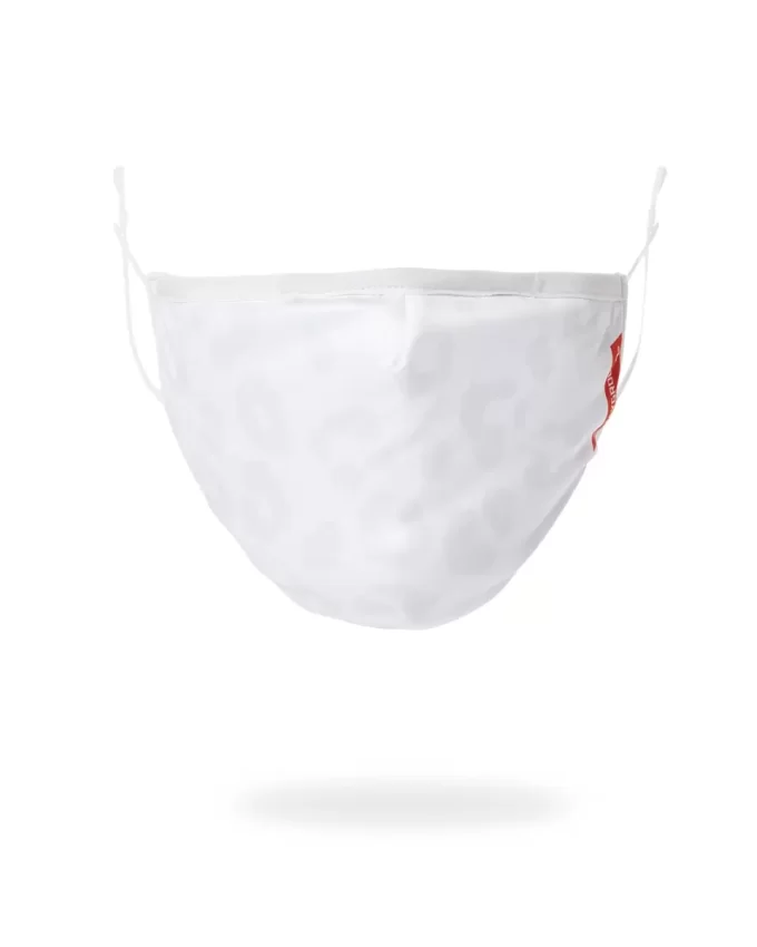SNOW LEOPARD POLYESTER FACE MASK SNOW LEOPARD POLYESTER FACE MASK