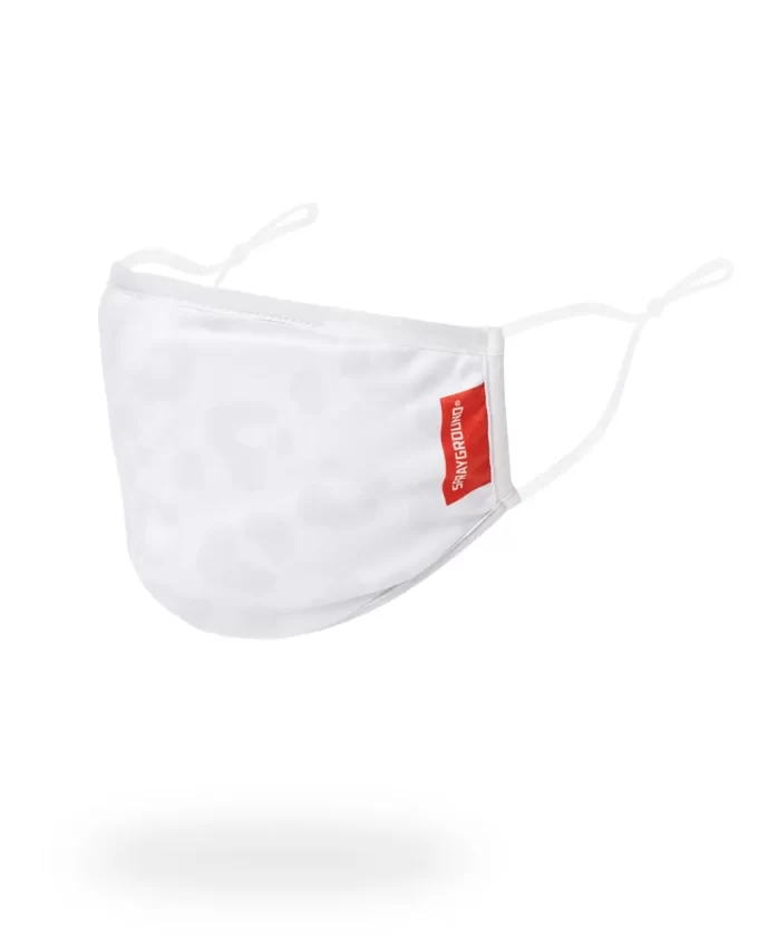 SNOW LEOPARD POLYESTER FACE MASK SNOW LEOPARD POLYESTER FACE MASK