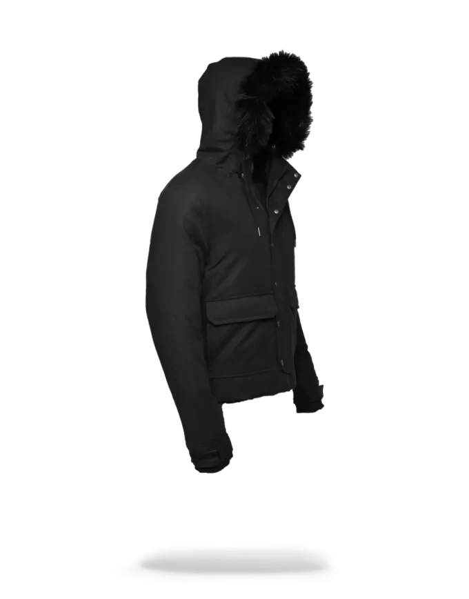 SOLID BLACK CHOPPER JACKET