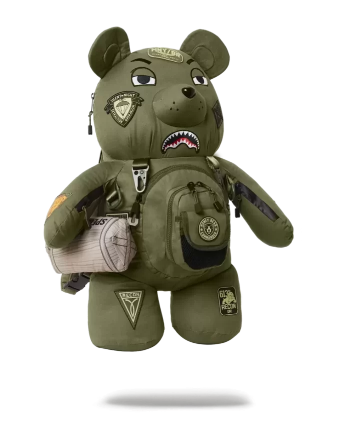 SPECIAL OPS FULL THROTTLE MONEYBEAR TEDDYBEAR BACKPACK