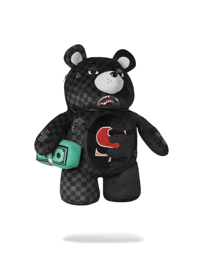 SPEED SHARK SIDE SWIPE MONEYBEAR TEDDY BEAR BACKPACK SPEED SHARK SIDE SWIPE MONEYBEAR TEDDY BEAR BACKPACK