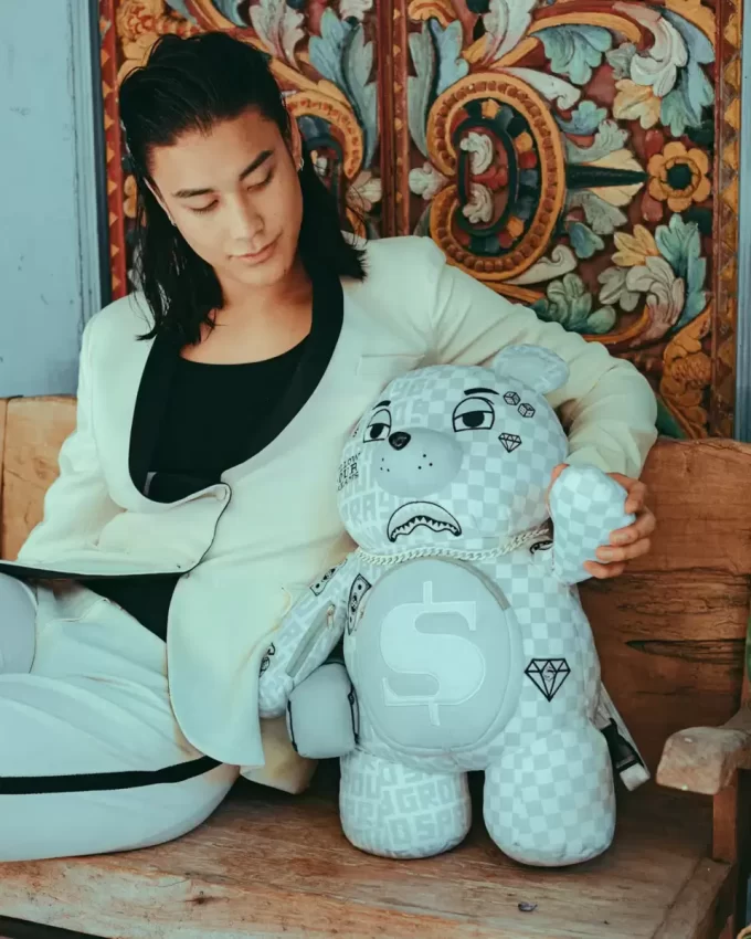 SPLIT THE CHECK (PEARL) MONEYBEAR TEDDYBEAR BACKPACK SPLIT THE CHECK (PEARL) MONEYBEAR TEDDYBEAR BACKPACK