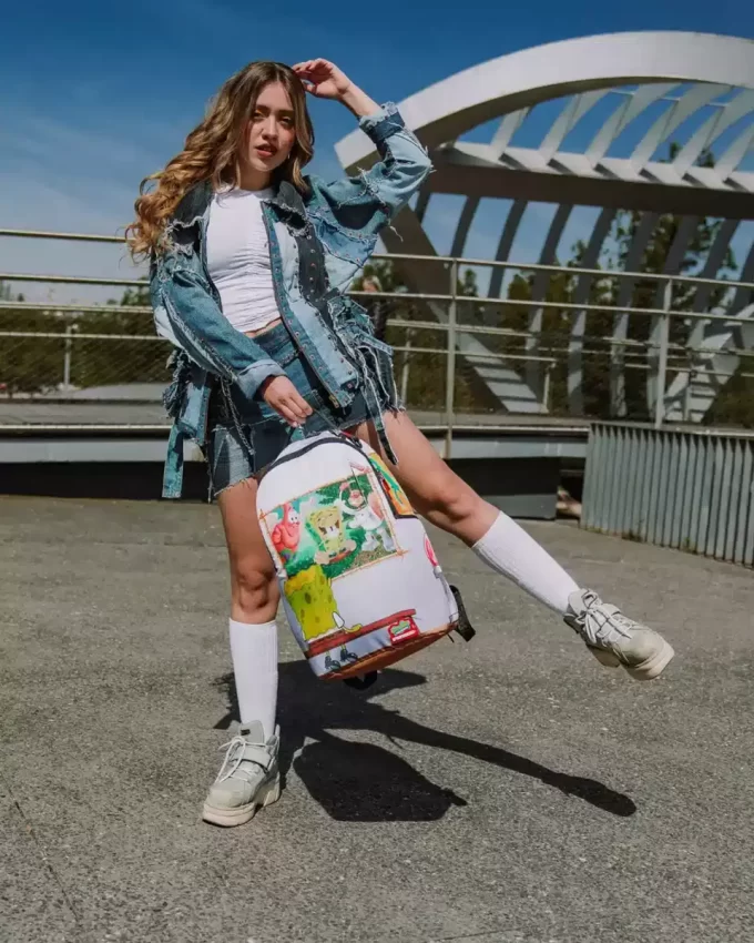 SPONGEBOB ART CRITIC BACKPACK SPONGEBOB ART CRITIC BACKPACK