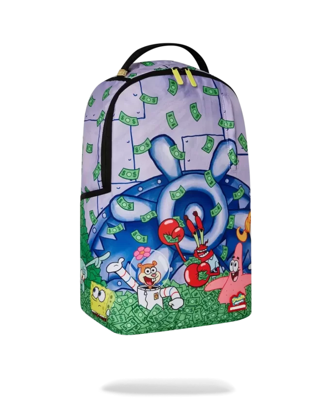 SPONGEBOB CREW MONEY BATH DLXR BACKPACK SPONGEBOB CREW MONEY BATH DLXR BACKPACK