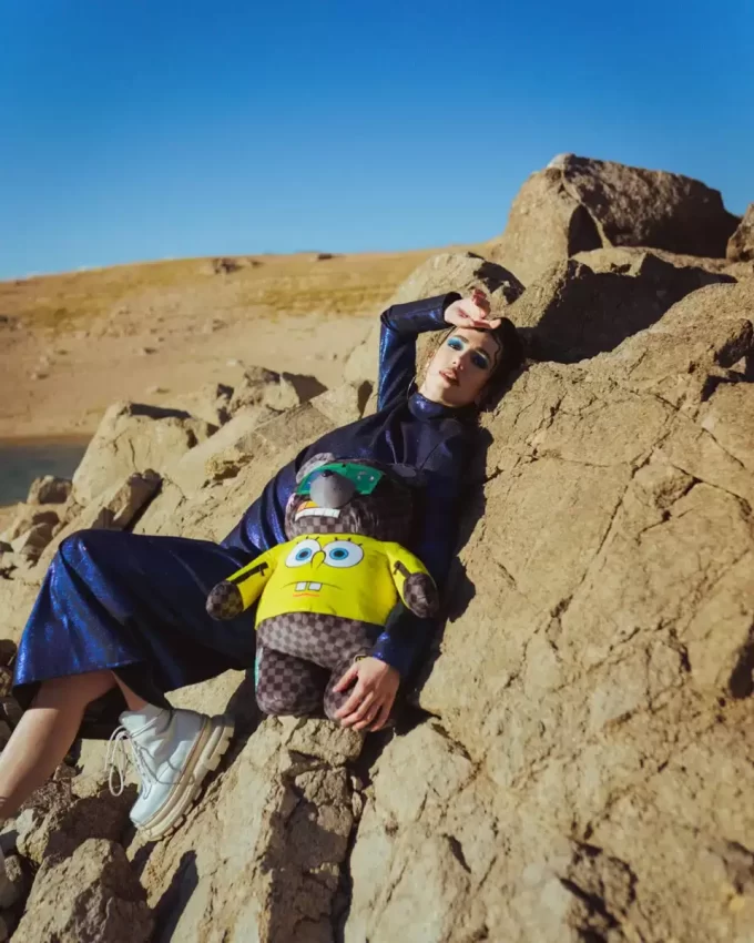 SPONGEBOB MONEYBEAR TEDDYBEAR BACKPACK SPONGEBOB MONEYBEAR TEDDYBEAR BACKPACK