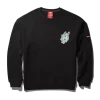 SPONGEBOB SPLAT PULLOVER SWEATER (BLACK)