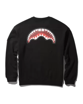 SPONGEBOB SPLAT PULLOVER SWEATER (BLACK)