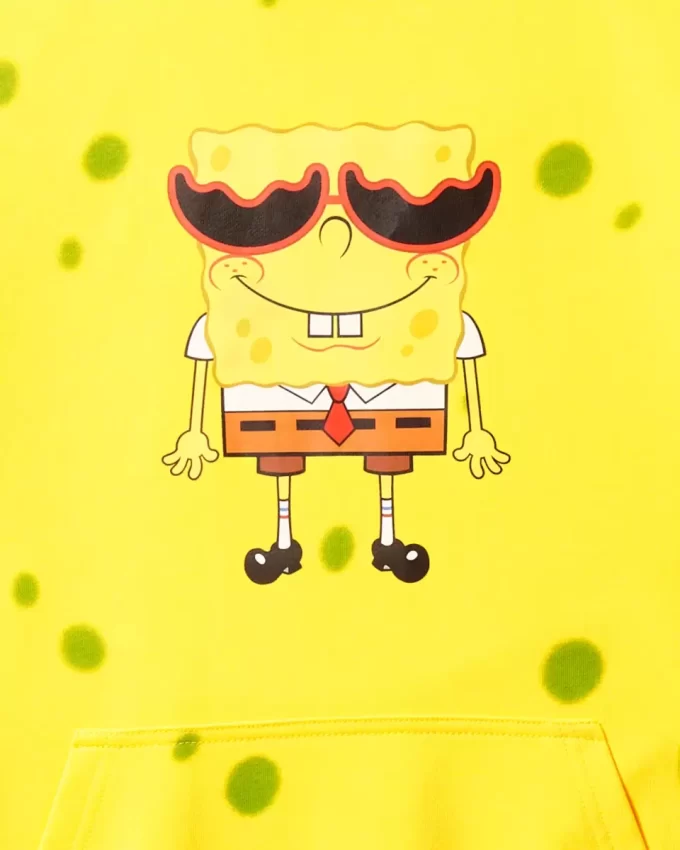 SPONGEBOB SPONGE HOODIE (YELLOW) SPONGEBOB SPONGE HOODIE (YELLOW)