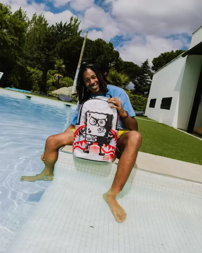 SPONGEBOB STENCIL WALL DLXR BACKPACK SPONGEBOB STENCIL WALL DLXR BACKPACK