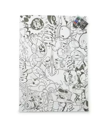 SPRAYGROUND HUGE COLORING POSTER 39″x27″ & MARKERS INCLUDED