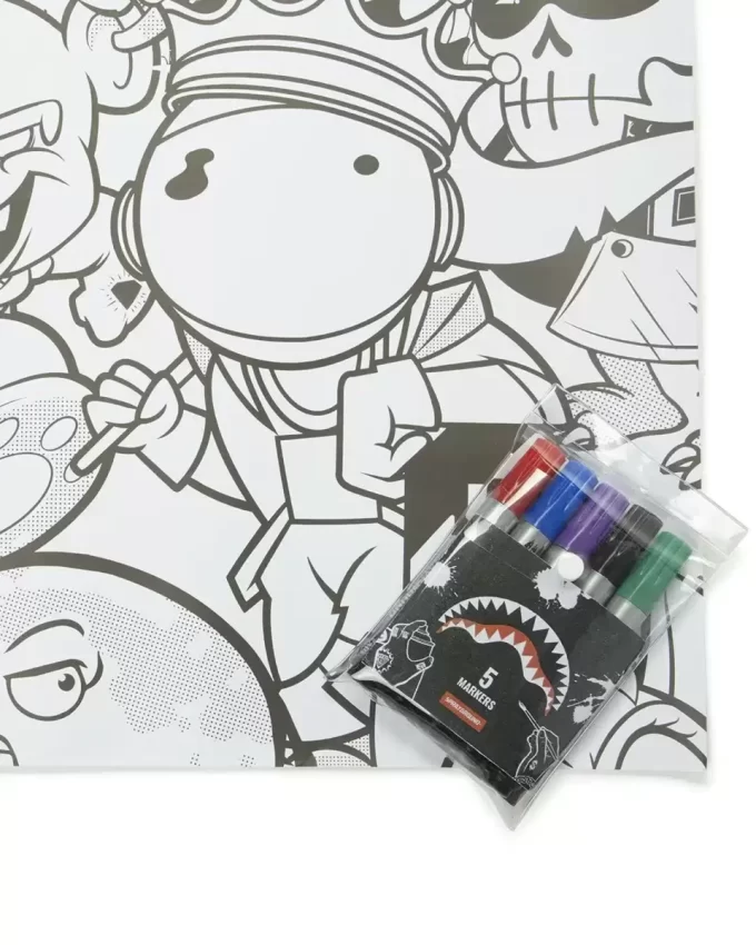 SPRAYGROUND HUGE COLORING POSTER 39″x27″ & MARKERS INCLUDED SPRAYGROUND HUGE COLORING POSTER 39″x27″ & MARKERS INCLUDED