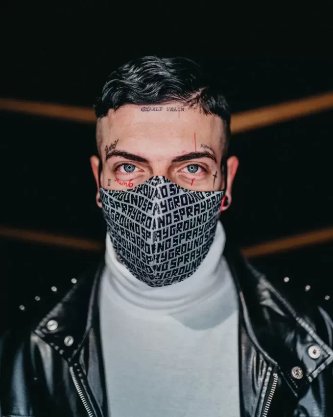 SPRAYGROUND INFINITI 3M REFLECTIVE FACE MASK SPRAYGROUND INFINITI 3M REFLECTIVE FACE MASK